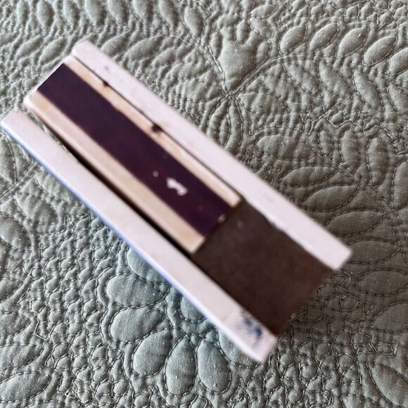 Vintage Match Holders 2 Ceramic Porcelain Hand Painted Tile Tops - Picture 16 of 16